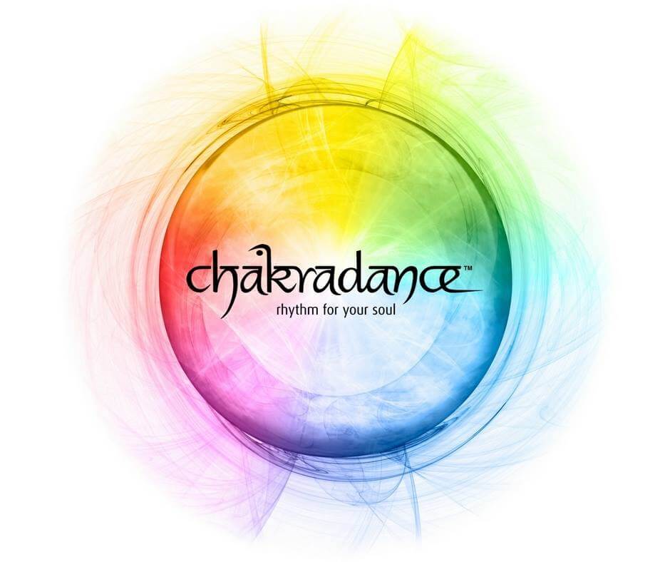 logo de chakradance avec slogan - séances de guérison